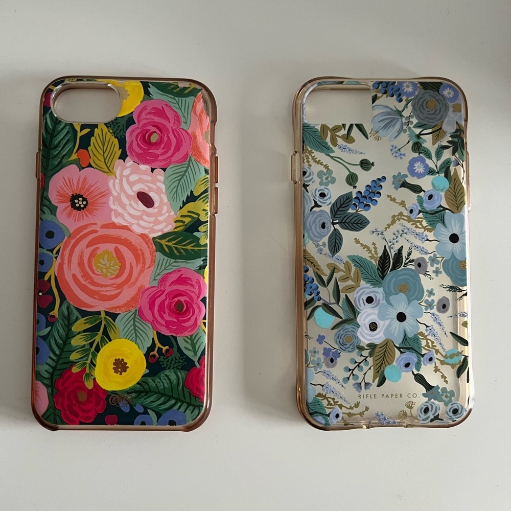 Rifle Paper IPhone 8 cases 2 pack